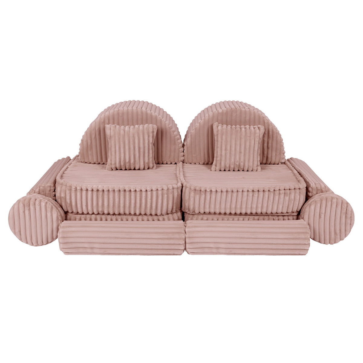 Churros Pocket Max Kids Sofa, Ruby Chocolate Pink