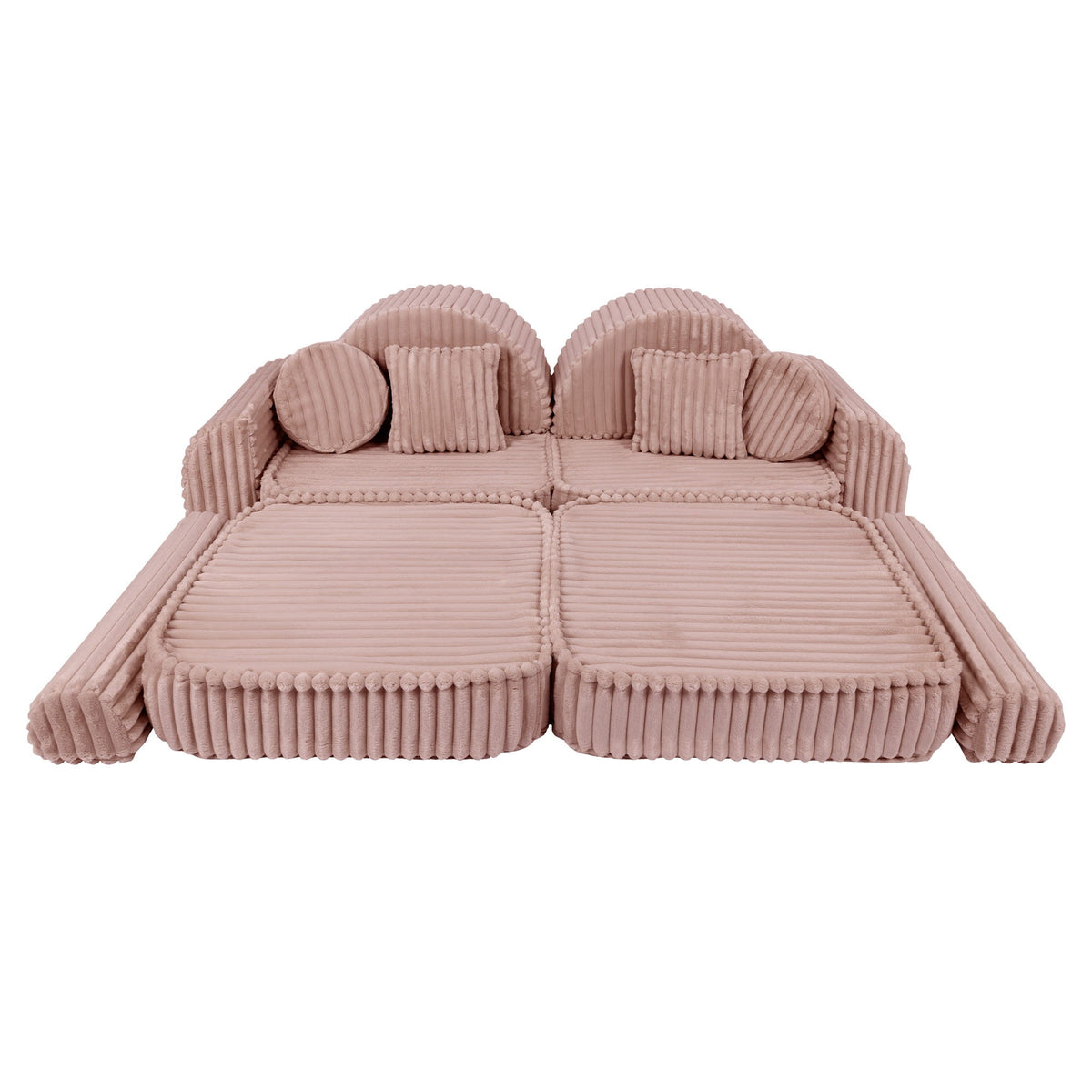 Churros Pocket Max Kids Sofa, Ruby Chocolate Pink