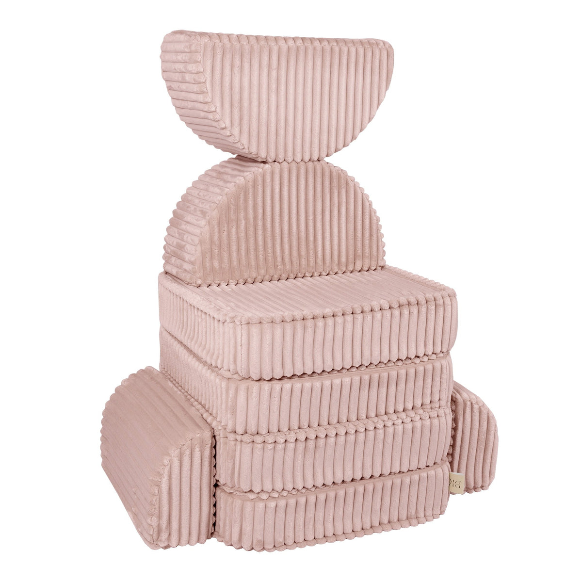 Churros Pocket Max Kids Sofa, Ruby Chocolate Pink
