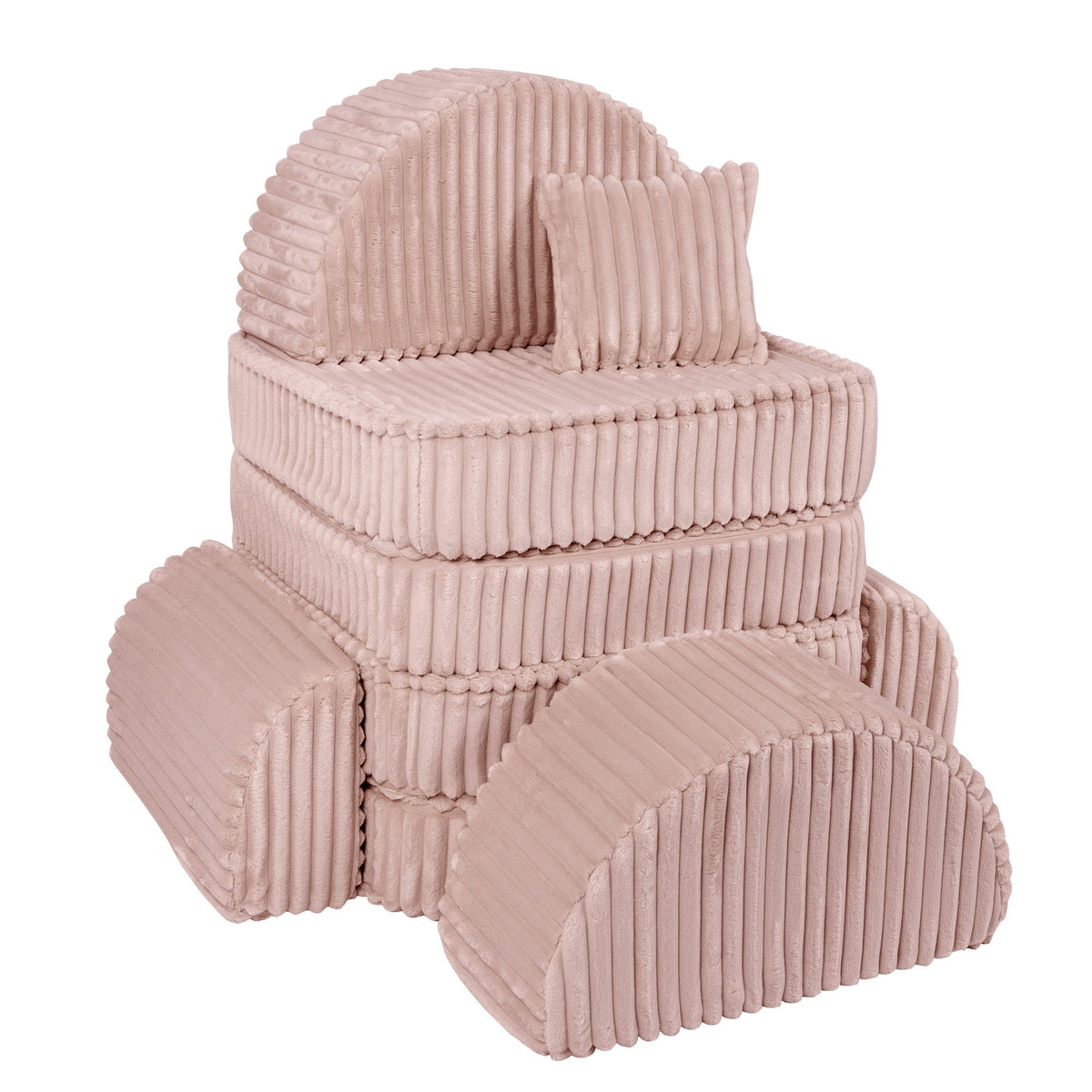 Churros Pocket Max Kids Sofa, Ruby Chocolate Pink
