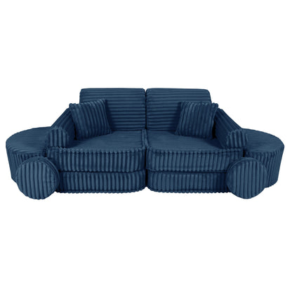 Churros Pocket Max Kids Sofa, Midnight Blue