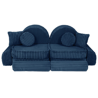 Churros Pocket Max Kids Sofa, Midnight Blue