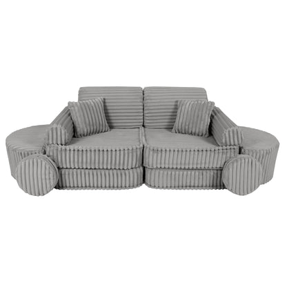 Churros Pocket Max Kids Sofa, Moon Dust Grey