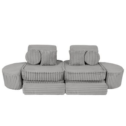 Churros Pocket Max Kids Sofa, Moon Dust Grey