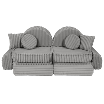 Churros Pocket Max Kids Sofa, Moon Dust Grey