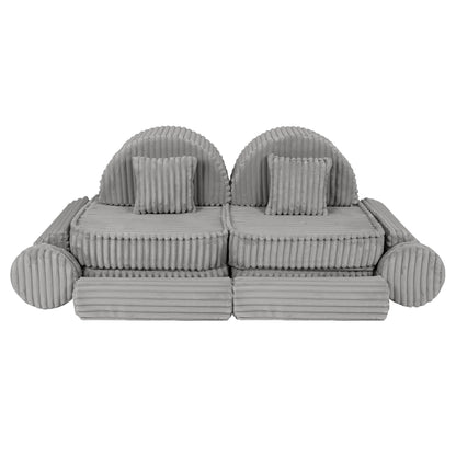 Churros Pocket Max Kids Sofa, Moon Dust Grey