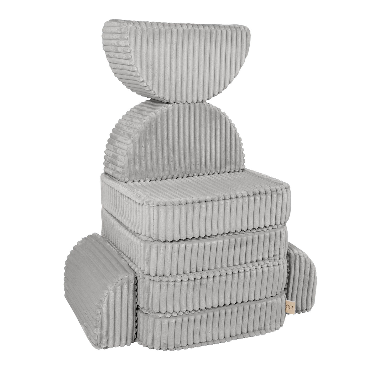 Churros Pocket Max Kids Sofa, Moon Dust Grey