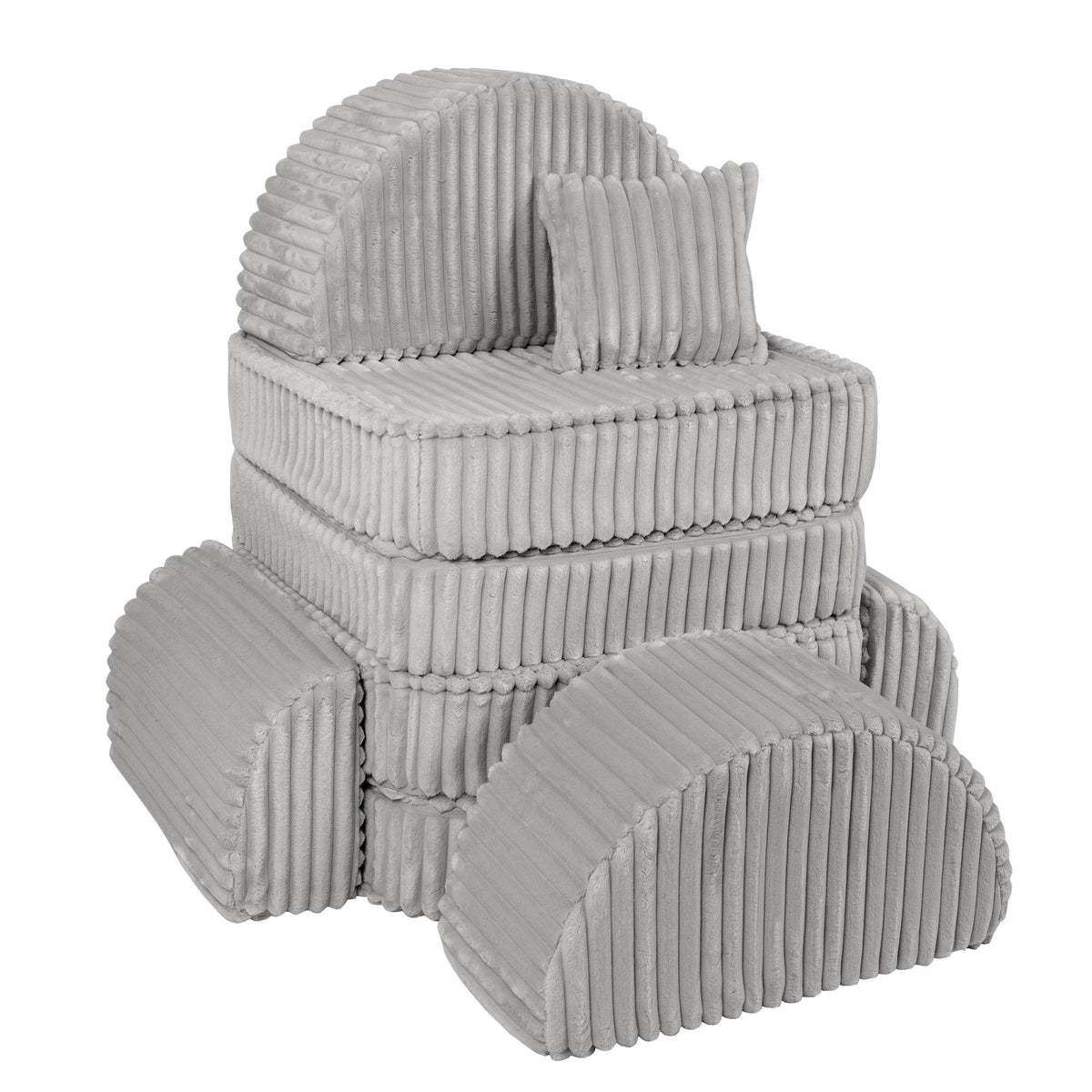 Churros Pocket Max Kids Sofa, Moon Dust Grey