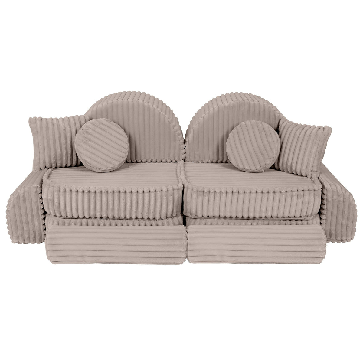 Churros Pocket Max Kids Sofa, Pebble Beige