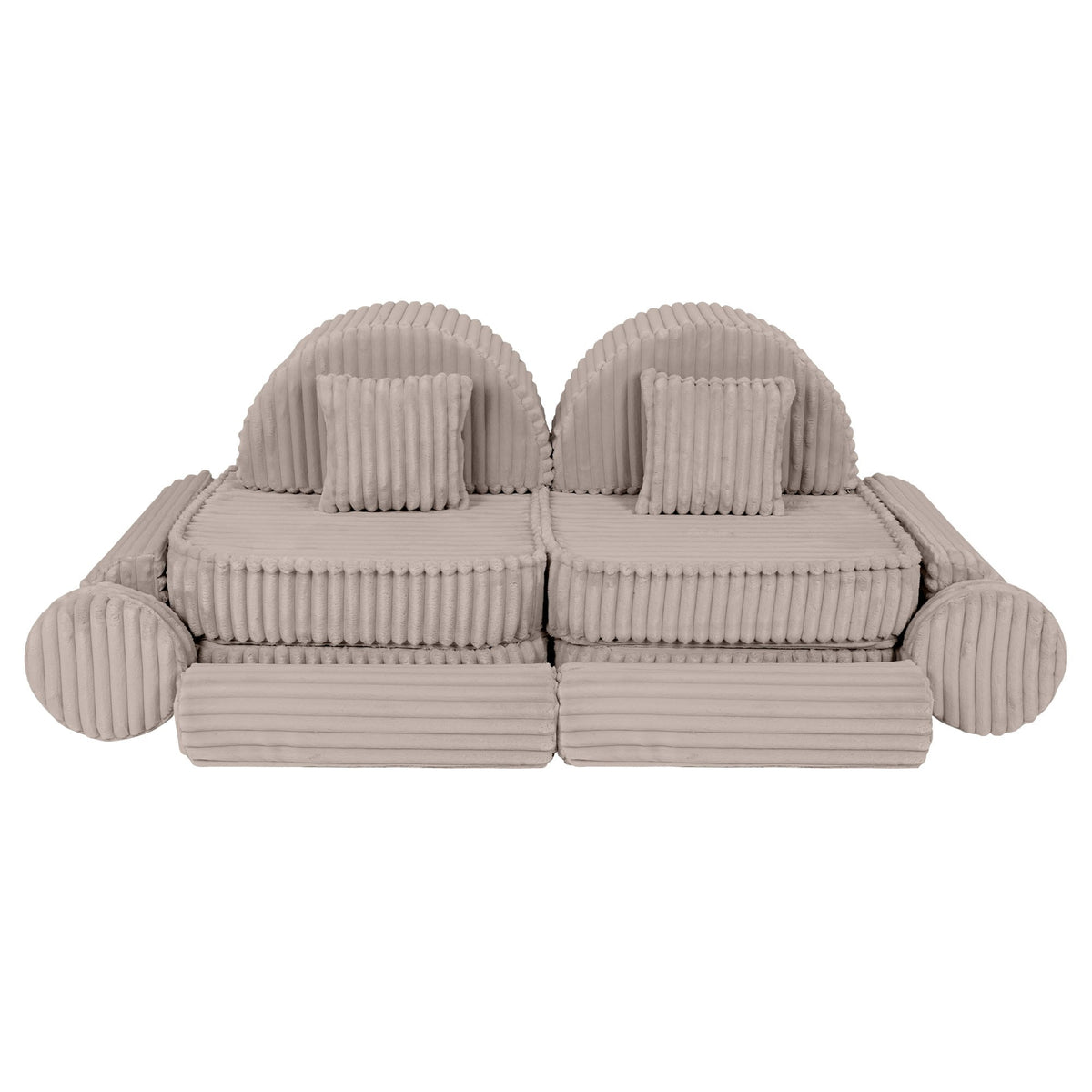 Churros Pocket Max Kids Sofa, Pebble Beige