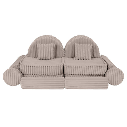 Churros Pocket Max Kids Sofa, Pebble Beige