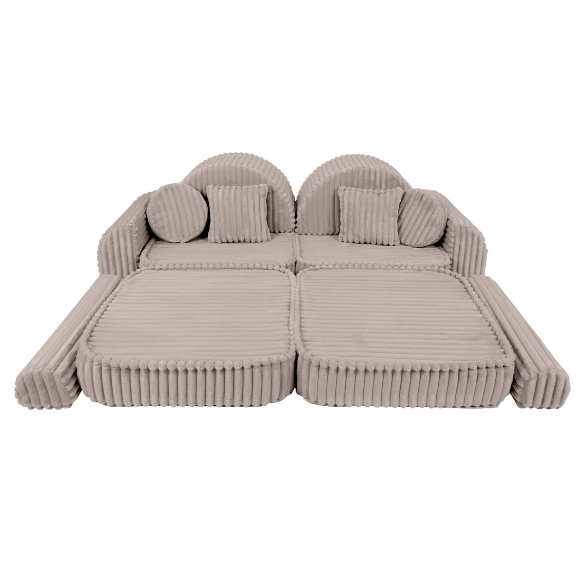 Churros Pocket Max Kids Sofa, Pebble Beige