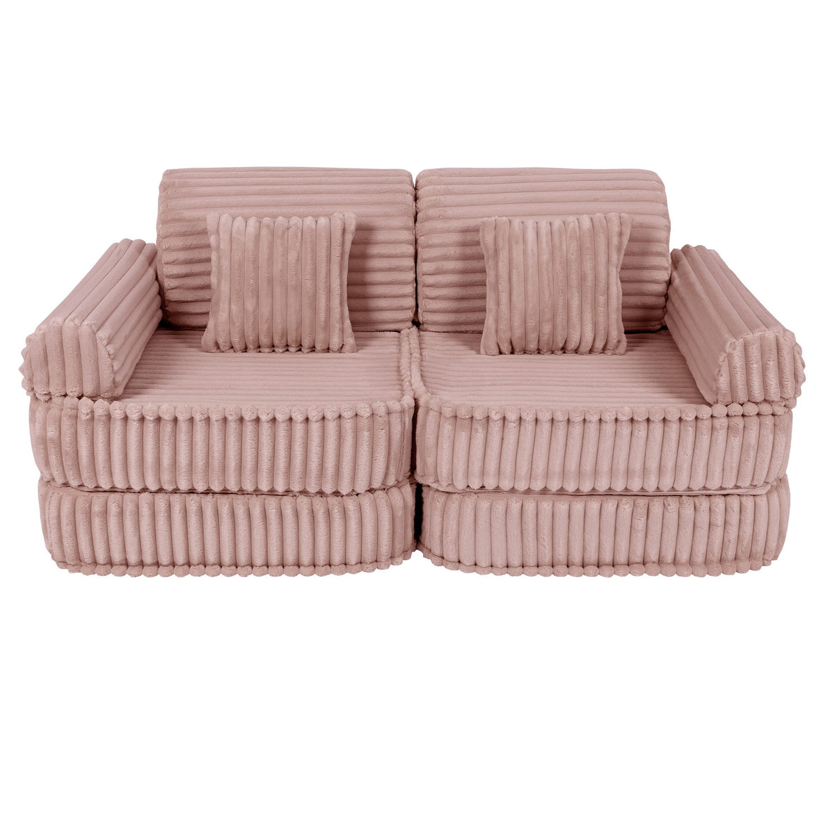 Churros Pocket Plus Kids Sofa, Ruby Chocolate Pink