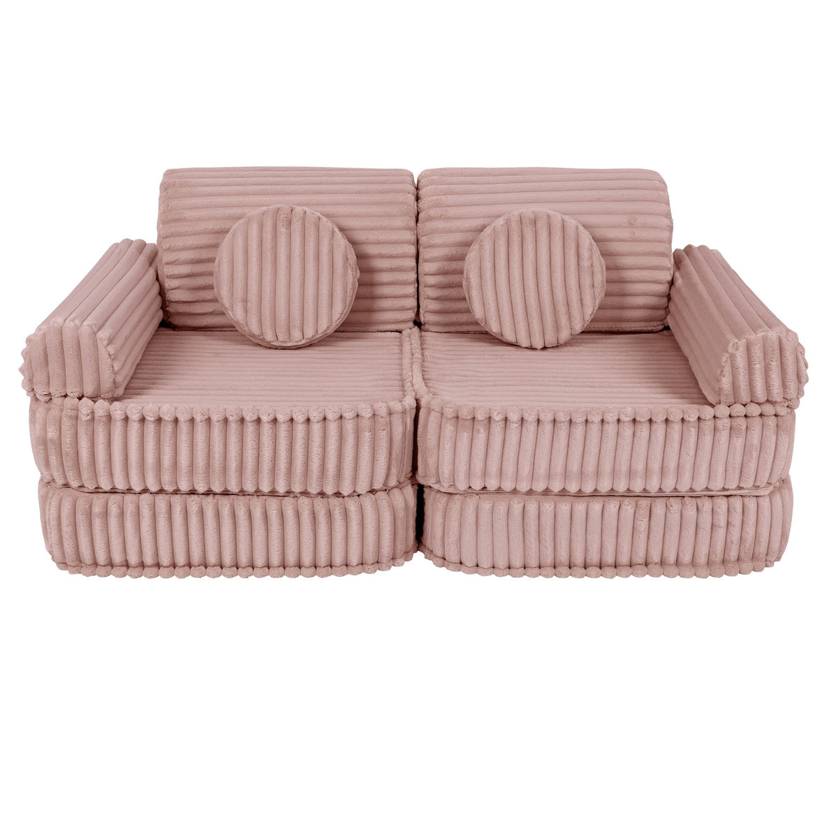 Churros Pocket Plus Kids Sofa, Ruby Chocolate Pink