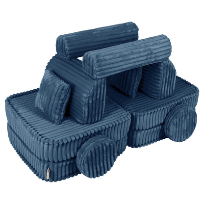 Churros Pocket Plus Kids Sofa, Midnight Blue