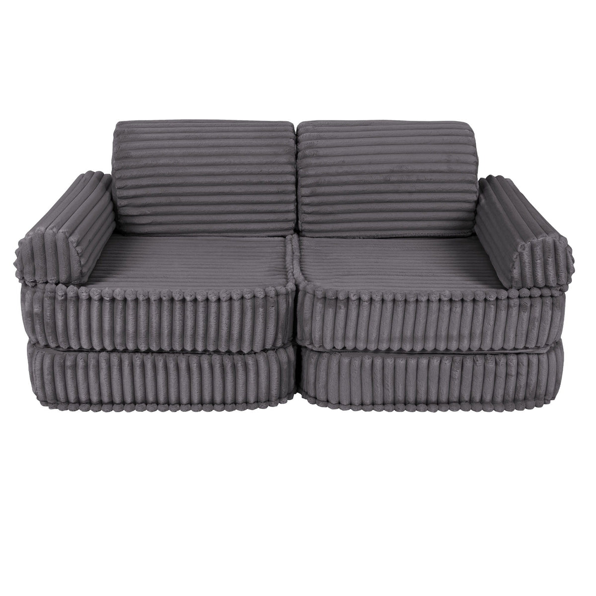 Churros Pocket Plus Kids Sofa, Jurassic Grey