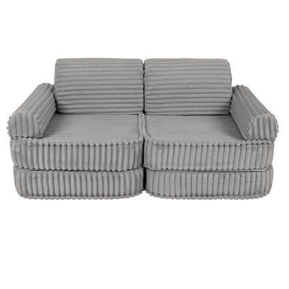 Churros Pocket Plus Kids Sofa, Moon Dust Grey