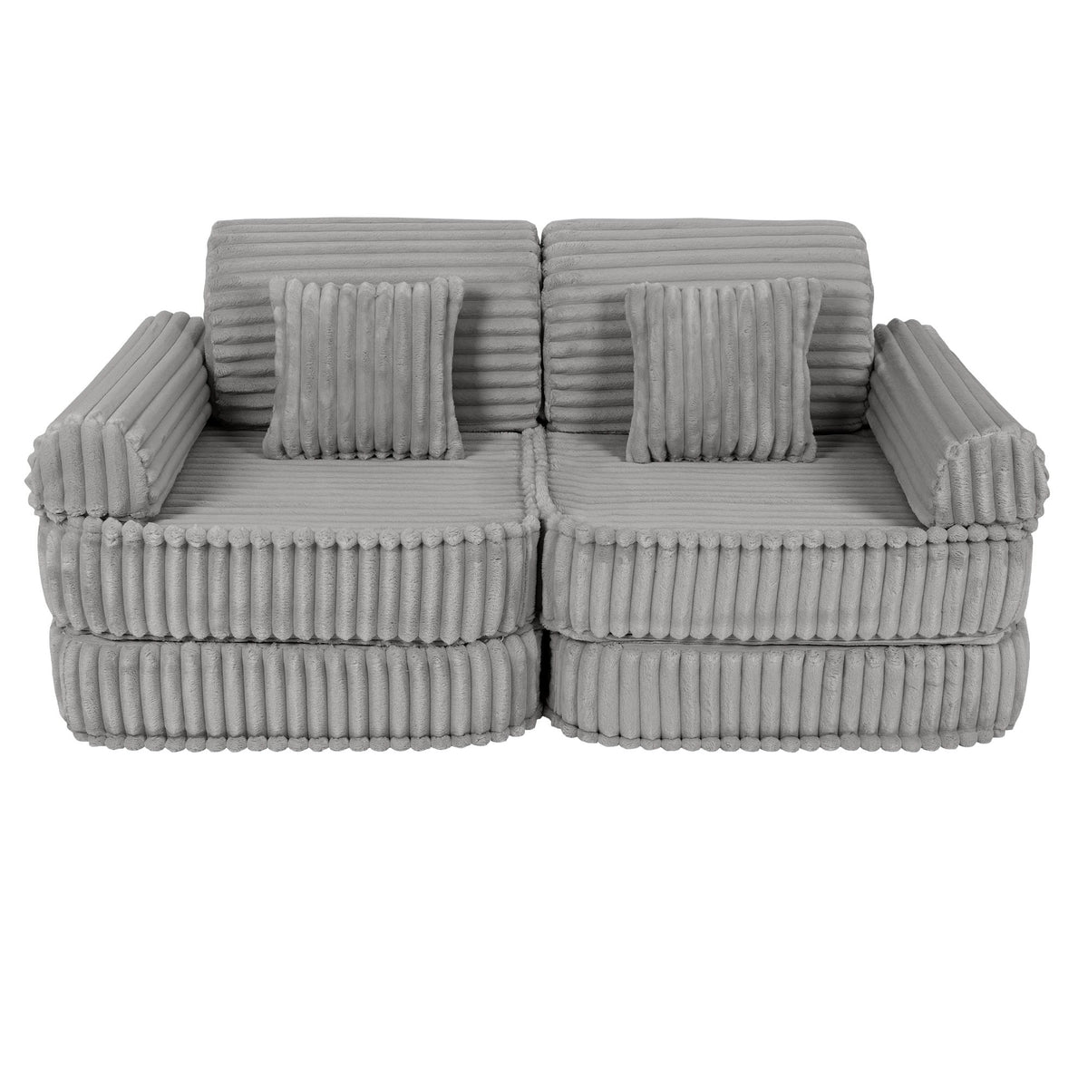 Churros Pocket Plus Kids Sofa, Moon Dust Grey