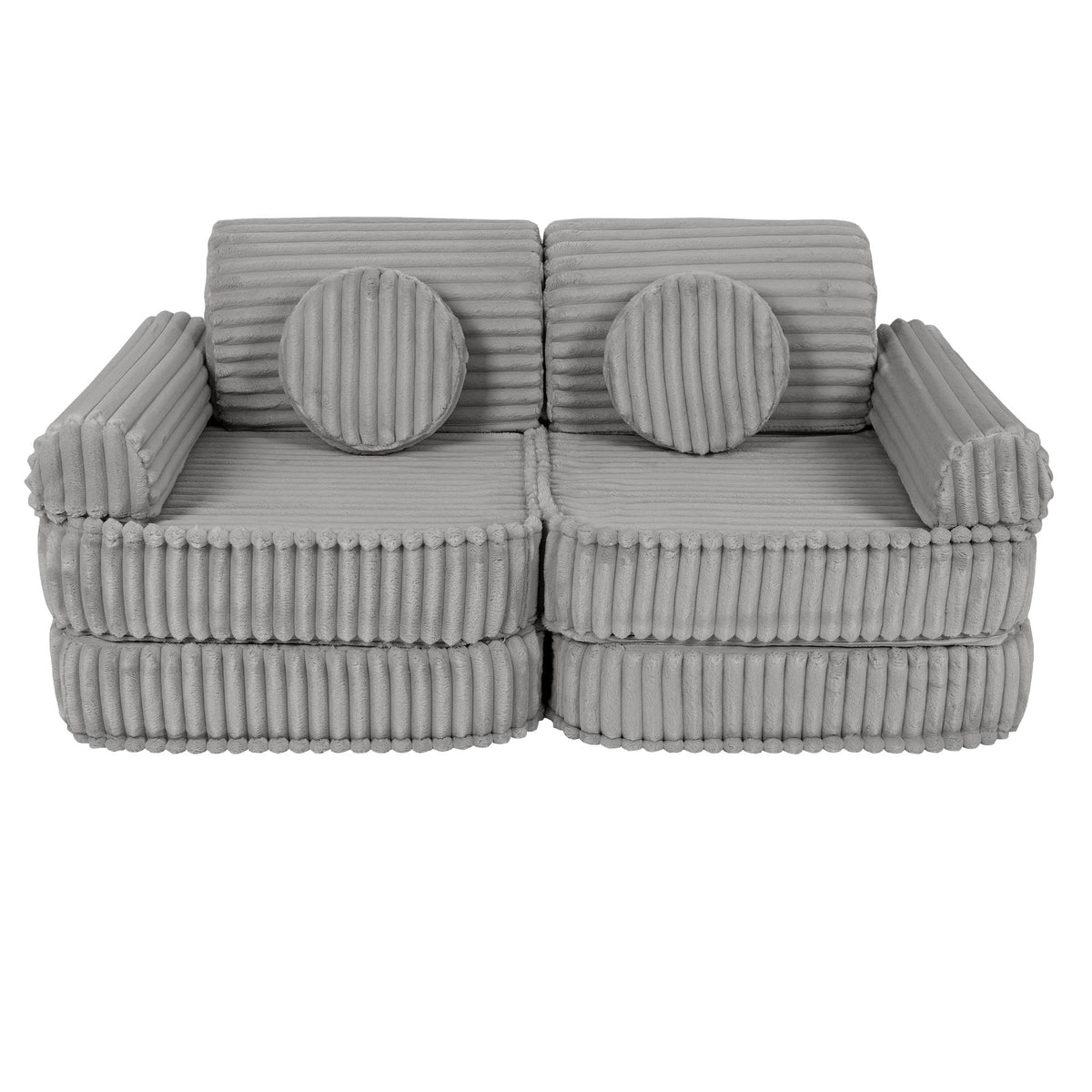 Churros Pocket Plus Kids Sofa, Moon Dust Grey