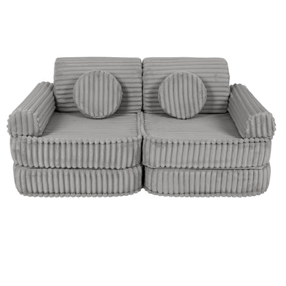Churros Pocket Plus Kids Sofa, Moon Dust Grey