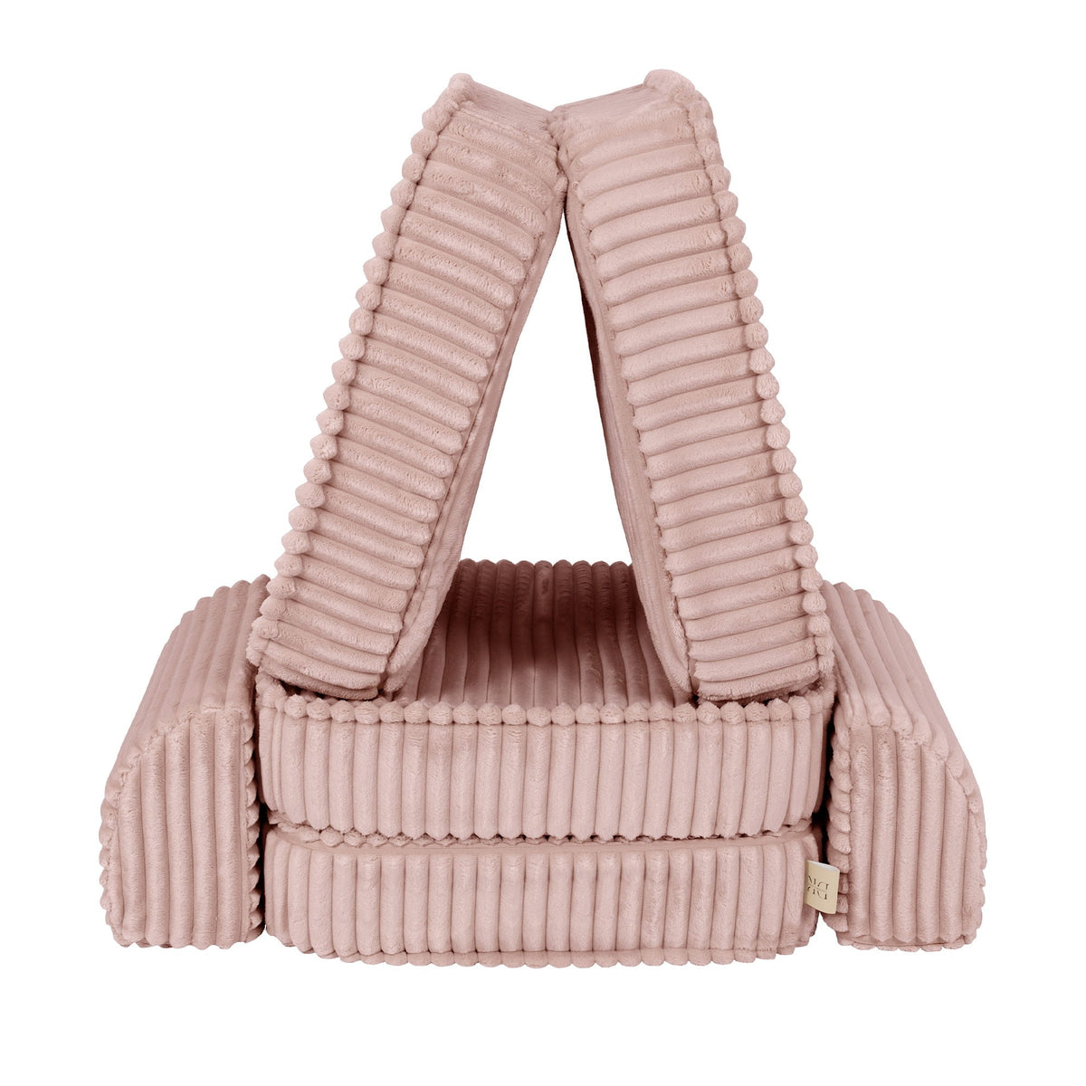 Churros Pocket Basic Kids Sofa, Ruby Chocolate Pink
