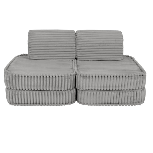 Churros Pocket Basic Kids Sofa, Jurassic Grey