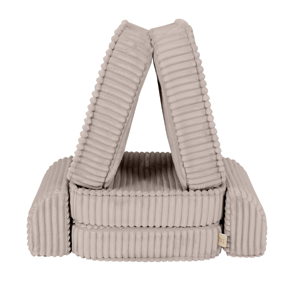 Churros Pocket Basic Kids Sofa, Pebble Beige