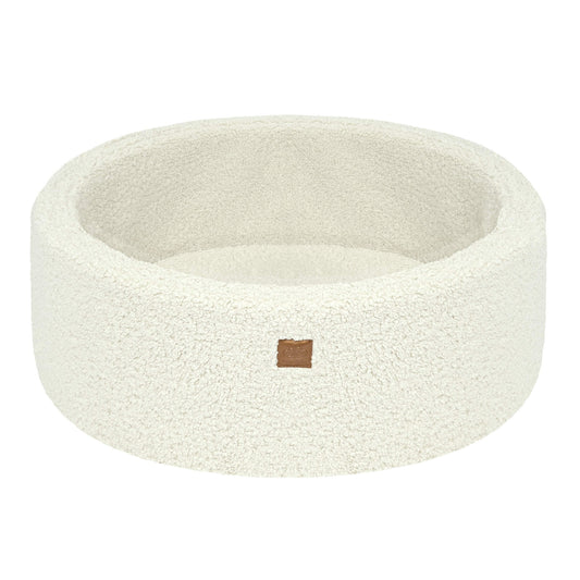Bearly Round Ball Pit without Balls, 90x30cm, Creme