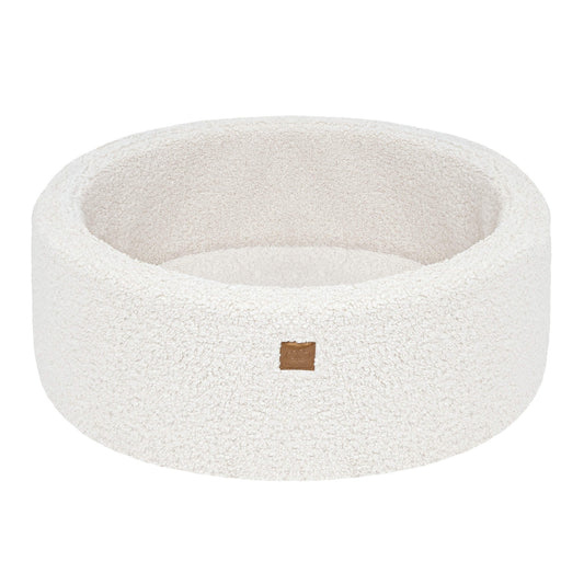 Bearly Round Ball Pit without Balls, 90x30cm, Off White