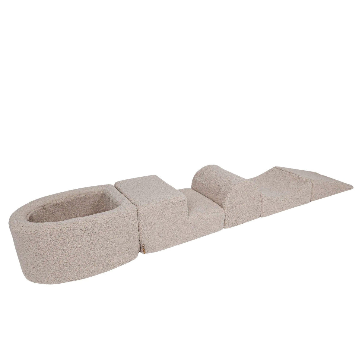 Bearly Foam Playset with Small Ball Pit Light Gray without Balls