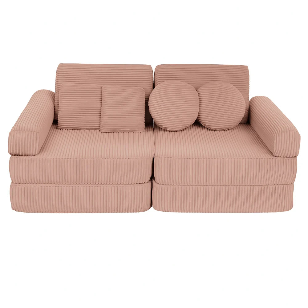 Aesthetic Pocket Plus Kids Sofa, Pink