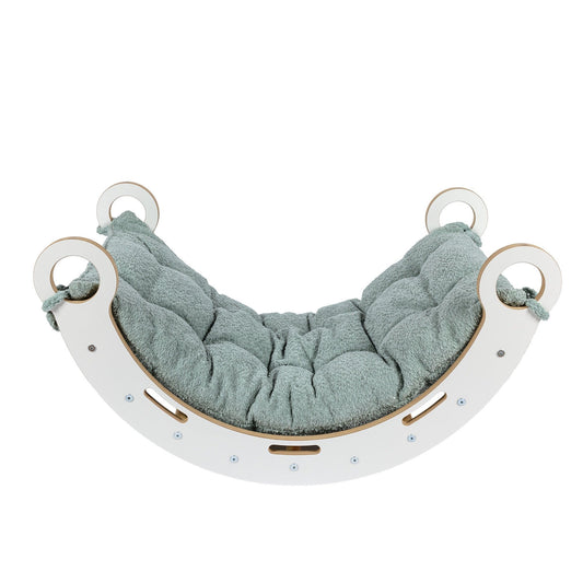 Montessori Climbing Rocker with Cushion | Snug Rocker Cushion Color Fresh Mint