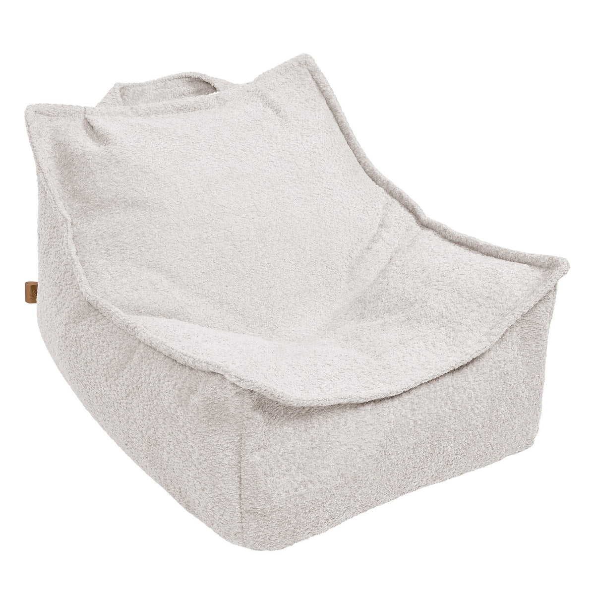 Boucle Bean Bag for Kids Cchampage Ecru