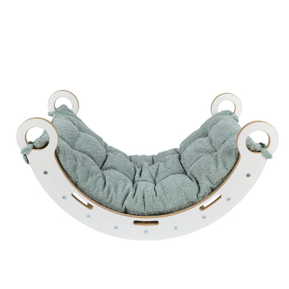 Montessori Climbing Rocker with Cushion | Snug Rocker Cushion Color Fresh Mint