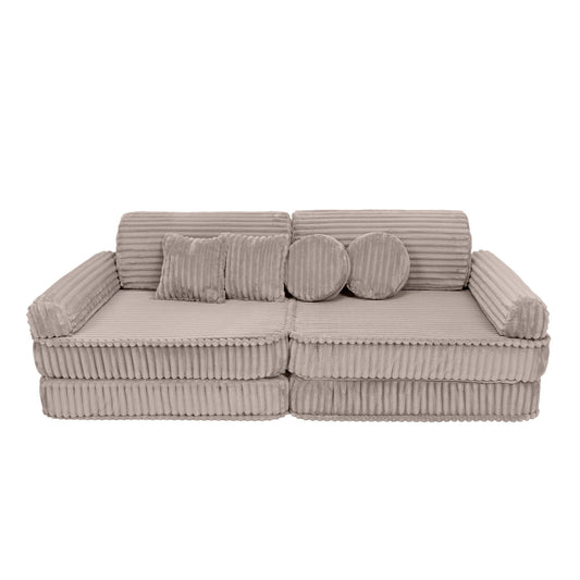 Churros Premium Kids Sofa, Pebble Beige