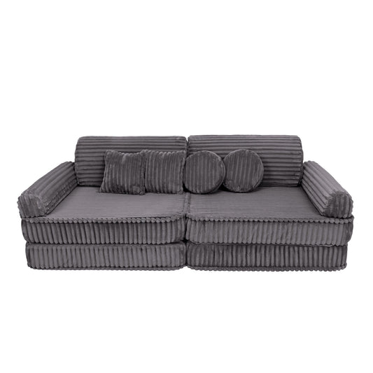 Churros Premium Kids Sofa, Jurassic Grey
