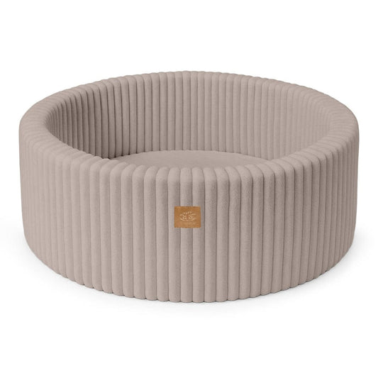 Churros Round Ball Pit without Balls, 90x30cm, Pebble Beige