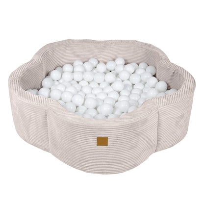 Aesthetic Ball Pit, Flower, without Balls, Ecru
