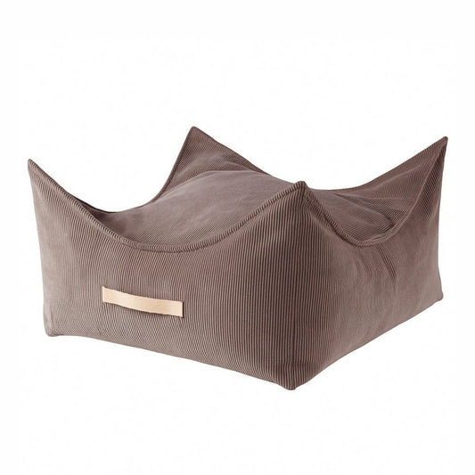 Slimcord Square Puff, Brown
