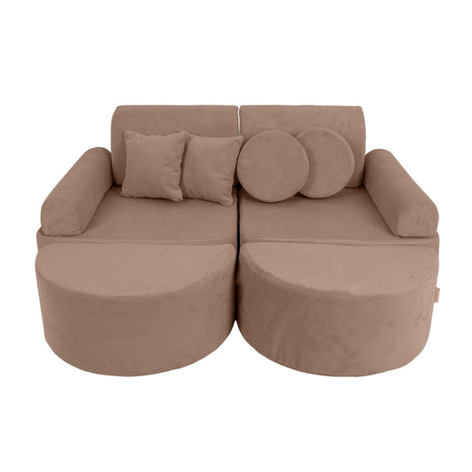 Slimcord Pocket Max Kids Sofa, Brown