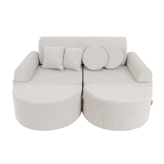 Slimcord Pocket Max Kids Sofa, Grey