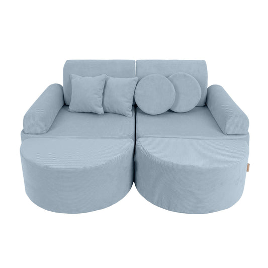 Slimcord Pocket Max Kids Sofa, Turquoise