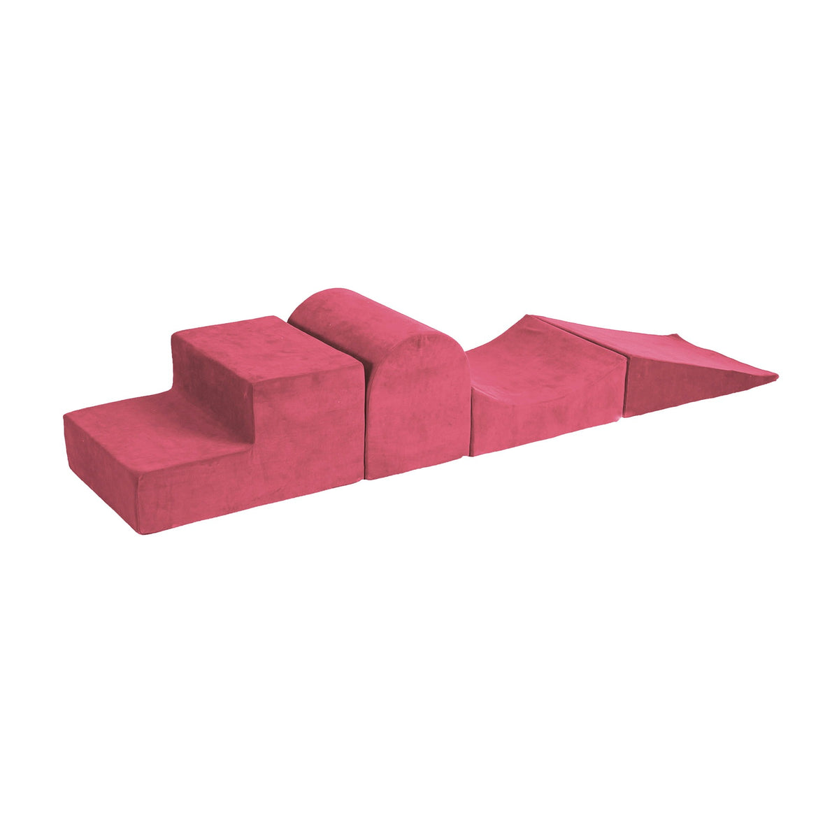 Velvet Foam 4 Elements Playset, Velvet, Raspberry Red