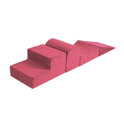 Velvet Foam 4 Elements Playset, Velvet, Raspberry Red