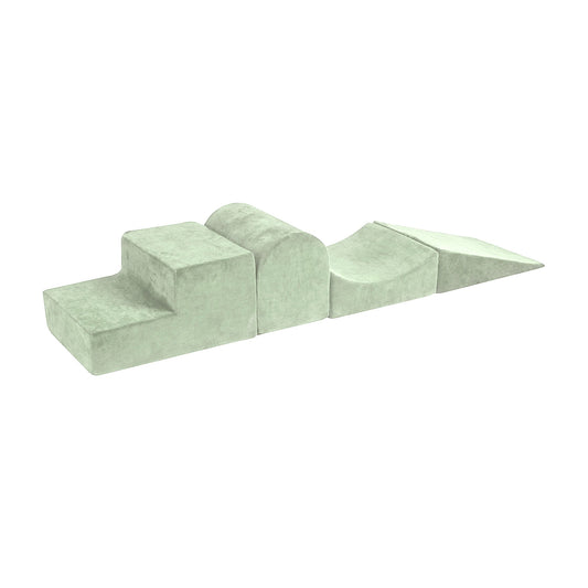 Velvet Foam 4 Elements Playset, Velvet, Sage Green