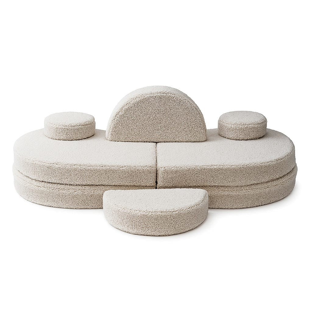 Modular Sofa for Kids Coccolo – 6 Pieces | Bearly Off-White
