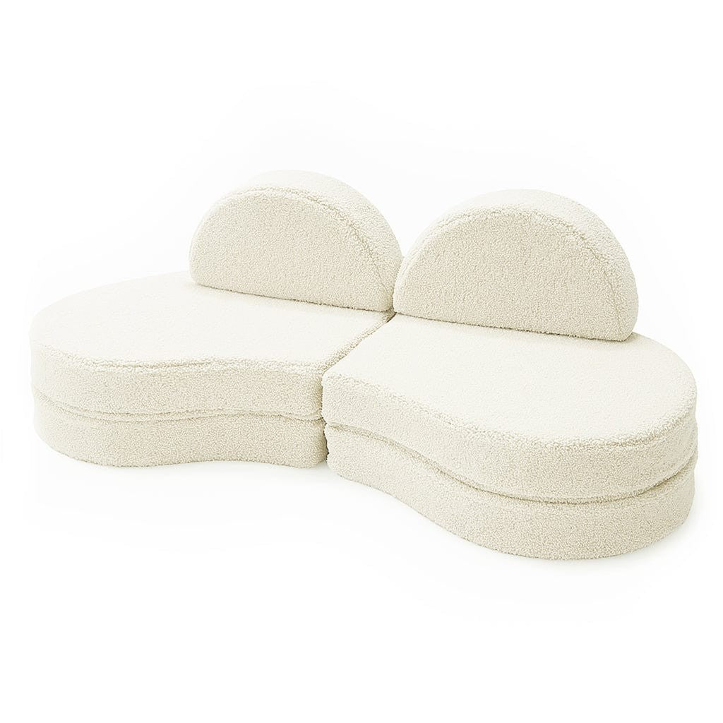 Modular Sofa for Kids Coccolo – 6 Pieces | Bearly Cream