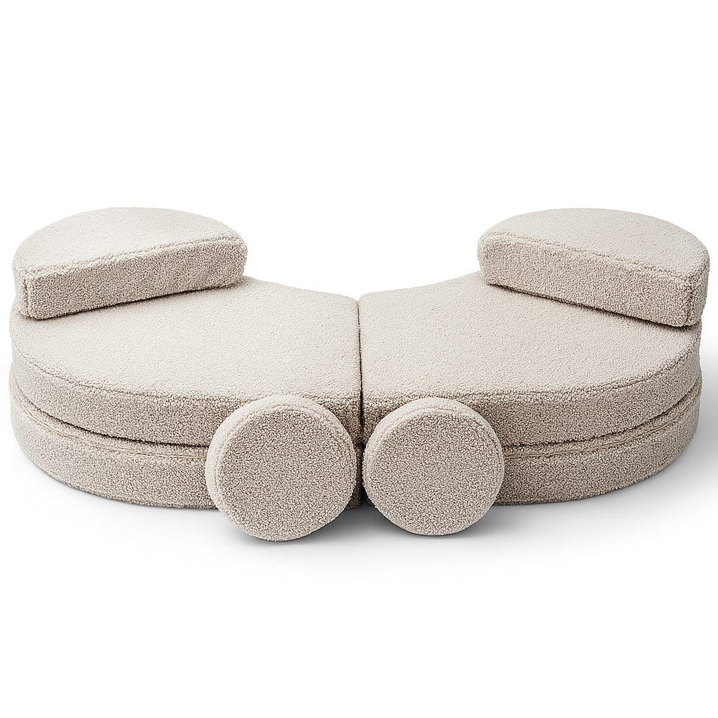 Modular Sofa for Kids Coccolo – 6 Pieces | Bearly Cream