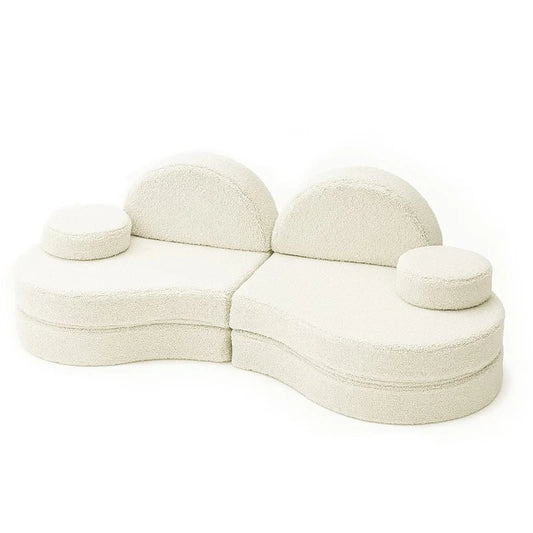 Modular Sofa for Kids Coccolo – 6 Pieces | Bearly Cream