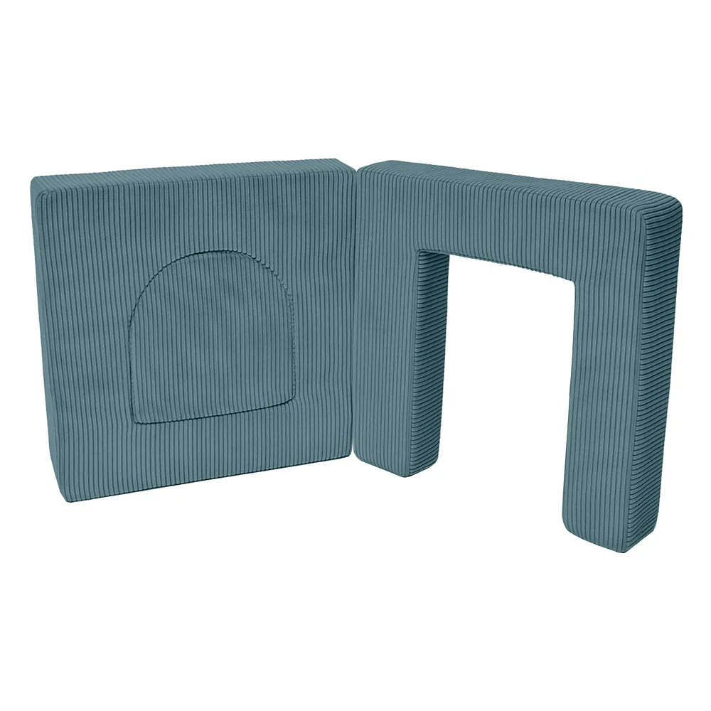 Aesthetic Soft Play Set for Toddlers | Archway 160cm | 4 Elements Turquoise